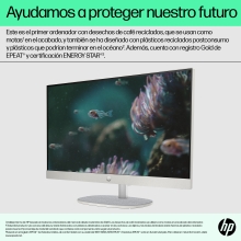 HP 24 -cr0130ns PC Intel® Core i5 i5-1335U 60,5 cm (23.8") 1920 x 1080 Pixeles PC todo en uno 16 GB DDR4-SDRAM 512 GB SSD FreeDOS Wi-Fi 6 (802.11ax) Blanco