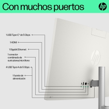 HP 24 -cr0130ns PC Intel® Core i5 i5-1335U 60,5 cm (23.8") 1920 x 1080 Pixeles PC todo en uno 16 GB DDR4-SDRAM 512 GB SSD FreeDOS Wi-Fi 6 (802.11ax) Blanco
