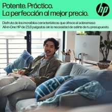 HP 24 -cr0130ns PC Intel® Core i5 i5-1335U 60,5 cm (23.8") 1920 x 1080 Pixeles PC todo en uno 16 GB DDR4-SDRAM 512 GB SSD FreeDOS Wi-Fi 6 (802.11ax) Blanco