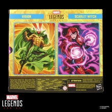 Pack 2 figuras marvel legends series earth's mightiest heroes avengers vision & scarlet witch