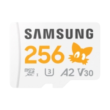MEMORIA SD MICRO 256GB SAMSUNG SDXC PRO PLUS CLASE V30 CON ADAPTADOR A SD MB-MD256SA/LC1