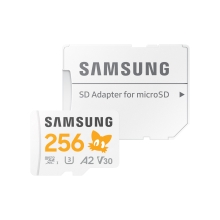 MEMORIA SD MICRO 256GB SAMSUNG SDXC PRO PLUS CLASE V30 CON ADAPTADOR A SD MB-MD256SA/LC1