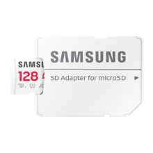 MEMORIA SD MICRO 128GB SAMSUNG SDXC PRO PLUS CLASE V30 CON ADAPTADOR A SD MB-MD128SA/LC1