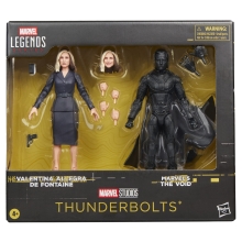 Pack 2 figuras hasbro marvel legends series thunderbolts valentina allegra de fontaine & marvel's the void