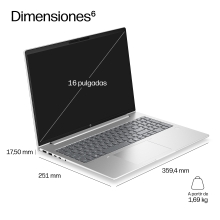 Portatil hp probook 4 g2i notebook ai core 5 - 320 -  48gb -  ssd 512gb -  16 pulgadas fhd+ -  w11p