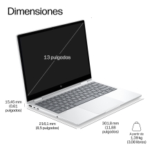Portatil hp elitebook 8 flip g2i u7 - 355 -  32gb -  ssd 512gb -  13.3 pulgadas fhd+ -  w11p -  tactil