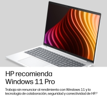 HP EB 8 G2I 16 AI U7 356H 32GB/1T PC Intel Core Ultra 7 Portátil 40,6 cm (16") WUXGA LPDDR5x-SDRAM 1 TB SSD Wi-Fi 7 (802.11be) Windows 11 Pro Plata