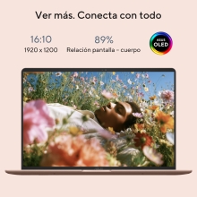 ASUS Zenbook 14 OLED UX3480AA-SU535W - Ordenador Portátil " WQXGA+ 120Hz (Intel Core Ultra 7 355, 24GB RAM, 512GB SSD, Graphics, Windows 11 Home) Azul ártico - Teclado QWERTY español