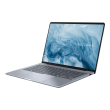 ASUS Zenbook 14 OLED UX3480AA-SU535W - Ordenador Portátil " WQXGA+ 120Hz (Intel Core Ultra 7 355, 24GB RAM, 512GB SSD, Graphics, Windows 11 Home) Azul ártico - Teclado QWERTY español