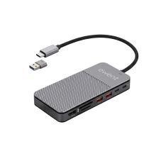 Ewent EW1156 base para portátil y replicador de puertos Alámbrico USB 3.2 Gen 1 (3.1 Gen 1) Type-C Aluminio