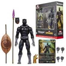 Figura hasbro marvel legends series x magic: the gathering black panther