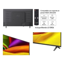 LG NANO 4K UHD AI 75NU850B6LA Televisor 190,5 cm (75") 4K Ultra HD Smart TV Wifi Negro