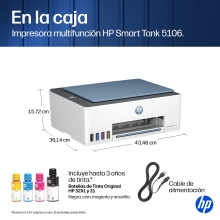 HP SMART TANK 5106 MFP COLOR 12PPM5PPM 1200 X 1200 P PP