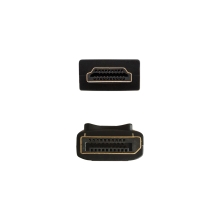 Cable AISENS Conversor DISPLAYPORT a HDMI, DP/M-HDMI/M, Negro, 2.0 Metros