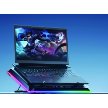BASE DE REFRIGERACION PARA PORTATILES GAMING CONCEPTRONIC THYIA03B HASTA 19" VENTILADOR TURBO RGB