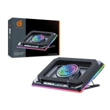 BASE DE REFRIGERACION PARA PORTATILES GAMING CONCEPTRONIC THYIA04B HASTA 19"  VENTILADOR LUZ RGB