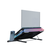 BASE DE REFRIGERACION PARA PORTATILES GAMING CONCEPTRONIC THYIA04B HASTA 19"  VENTILADOR LUZ RGB