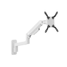 SOPORTE DE PARED EQUIP 650140 PARA 1 PANTALLA DE 17"-49" BLANCO INCLINABLE Y GIRATORIO 360Âº VESA