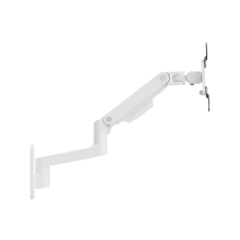 SOPORTE DE PARED EQUIP 650140 PARA 1 PANTALLA DE 17"-49" BLANCO INCLINABLE Y GIRATORIO 360Âº VESA