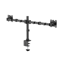 SOPORTE DE MESA EQUIP 650177 PARA 2 PANTALLAS 13"-35" DE BRAZO INCLINABLE Y GIRATORIO 360Âº MAX. VESA