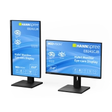 MONITOR 24" USB-C DP HDMI HANNSPREE EB241CJB TRANSFLECTIVE FHD 75Hz 6ms ALTAVOZ REGULABLE NEGRO