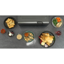 MICROONDAS HISENSE H23MOBS5HG4 23L GRILL NEGRO