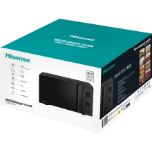 MICROONDAS HISENSE H20MOBP1HI 20L NEGRO INVERTER