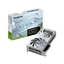 GIGABYTE GeForce RTX 5060 Ti EAGLE OC ICE 16G Tarjeta Gráfica  16 GB GDDR7, 128 bits, PCI-E 5.0, 2617 MHz Frecuencia del núcleo, 3 x DisplayPort, 1 x HDMI, GV-N506TEAGLEOC ICE-16GD