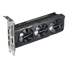GIGABYTE GeForce RTX 5060 OC Low Profile 8G Tarjeta Gráfica - 8GB GDDR7, 128bit, PCI-E 5.0, 2512 MHz Frecuencia del núcleo, 3 x DisplayPort, 1 x HDMI, GV-N5060OC-8GL