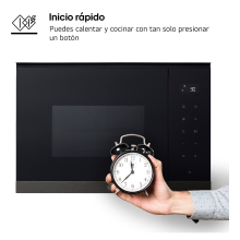 MICROONDAS LG MG7Z2593B GRILL 25L NEGRO DSP INT