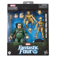 Pack 3 figuras hasbro marvel legends series fantastic four marvel's mole man & moloids