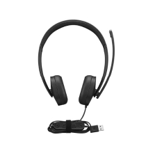 HEADSET USB -A LENOVO WIRED STEREO CANCELACION RUIDO, BOTON DE MICRO Y CONTROL VOLUMEN