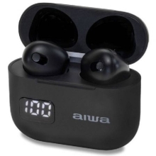 AURICULAR INTRAUDITIVO BLUETOOTH AIWA EBTW-100BK BT 5.3 16H AUTONOMIA COLOR NEGRO