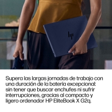 HP EliteBook X G2q 14 inch Notebook Next Gen AI PC Wolf Pro Security Edition Copilot+ PC Snapdragon X1P-42-100 Portátil 35,6 cm (14") WUXGA 32 GB LPDDR5x-SDRAM 1 TB SSD Wi-Fi 7 (802.11be) Windows 11 Pro Azul