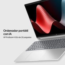 Portatil hp probook 4 g2a notebook ai r7 - 250 -  32gb -  ssd 512gb -  16 pulgadas fhd+ -  w11p