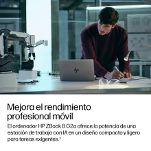 Portatil hp zbook 8 g2a mobile workstation copilot+ pc rai9hxp - 470 -  32gb -  ssd 1tb -  16 pulgadas fhd+ -  w11p