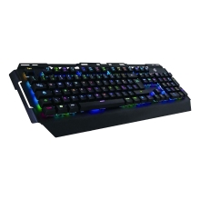 TECLADO CONCEPTRONIC KRONIC01ES MECANICO SWITCH BLUE 8 TECLAS PROGRAMABLES RGB ITALIANO NEGRO