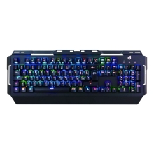 TECLADO CONCEPTRONIC KRONIC01ES MECANICO SWITCH BLUE 8 TECLAS PROGRAMABLES RGB ITALIANO NEGRO