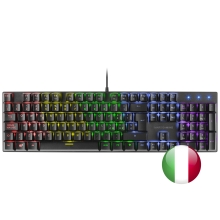 TECLADO MARS GAMING USB MK422 MECANICO SWITCH BROWN FRGB ITALIANO NEGRO