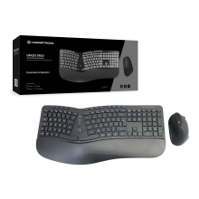 TECLADO Y MOUSE CONCEPTRONIC WIRELESS ERGONOMICO ORAZIO02 ALEMAN