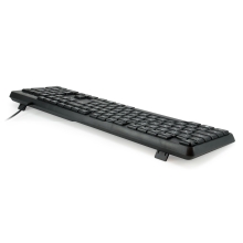 TECLADO EQUIP USB 245210 RESISTENTE DERRAMES 105 TECLAS ALEMAN NEGRO 245210