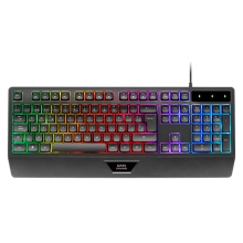 TECLADO MARS GAMING USB MK124PT H-MECH FRGB PORTUGUES NEGRO
