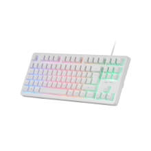 TECLADO MARS GAMING USB MK023 TKL H-MECH FRGB FRANCES BLANCO