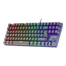 TECLADO MARS GAMING USB MK80 TKL MECANICO SWITCH BROWN FRGB ITALIANO NEGRO