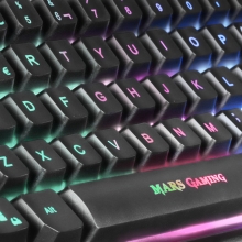 TECLADO Y MOUSE MARS GAMING MCPTKL TECLADO EN PORTUGUES DE FORMATO REDUCIDO TKL RGB BRATHING &