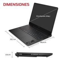 HP 16-AP1006NS ULTRA 5 322 1TB 24GB 16.0IN FREEDOS Copilot+ PC 40,6 cm (16") 2.5K DDR5-SDRAM Wi-Fi 6 (802.11ax) Negro