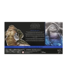 Figura hasbro star wars the black series the mandalorian and grogu rotta the hutt