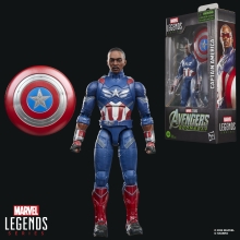 Figura hasbro marvel legends series avengers doomsday captain america