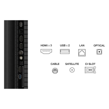 TCL T69C 75T69C Televisor 190,5 cm (75") 4K Ultra HD Smart TV Wifi Negro 350 cd / m²