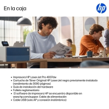 Impresora laser hp laserjet pro 4007dw monocromo duplex
